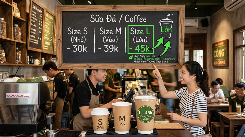 Chiến lược định giá thông minh: Khoảng cách giá S, M, L bao nhiêu là hợp lý?