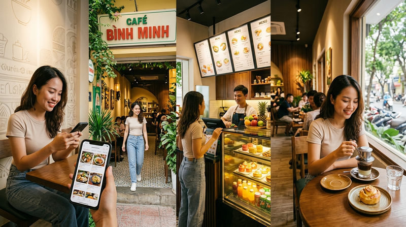 Hành trình khách hàng F&B: Các điểm chạm thị giác cốt lõi