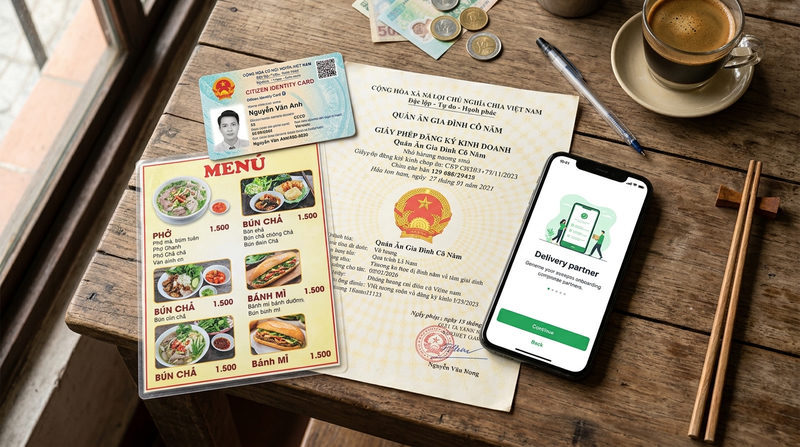 Hồ sơ và thủ tục đăng ký GrabFood cần chuẩn bị những gì?