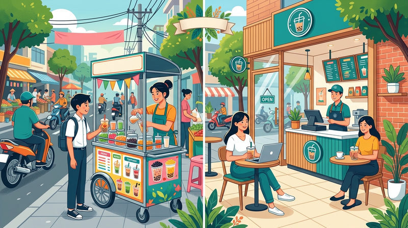 Lựa chọn mô hình và cách kinh doanh trà sữa hiệu quả