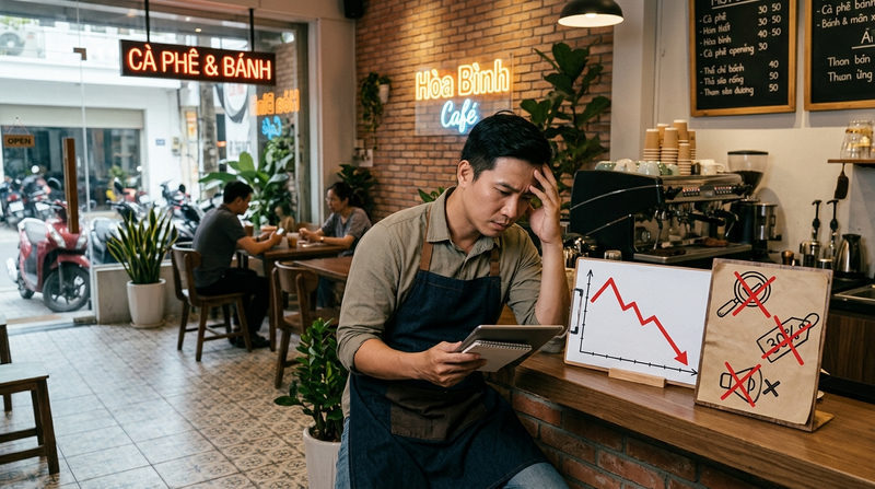 Nguyên nhân gốc rễ khiến quán mới mở rơi vào khủng hoảng