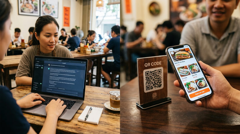 Tổng quan: Ứng dụng ChatGPT vào viết menu và kịch bản bán hàng F&B, cách triển khai Menu điện tử QR Code tích hợp thanh toán tự động