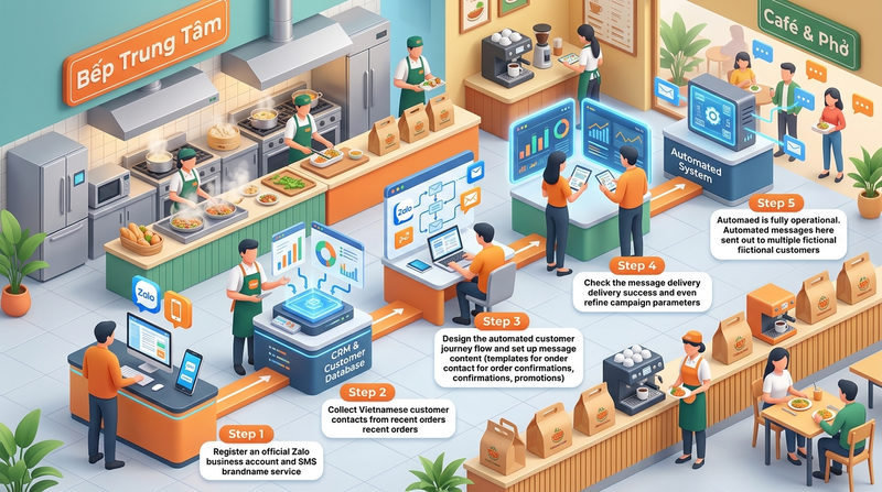 5 Bước thiết lập chiến lược SMS và Zalo Marketing tự động từ con số 0