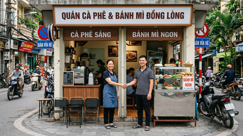 Mô hình kinh doanh vốn ít: Thuê mặt bằng nhỏ và Co-sharing