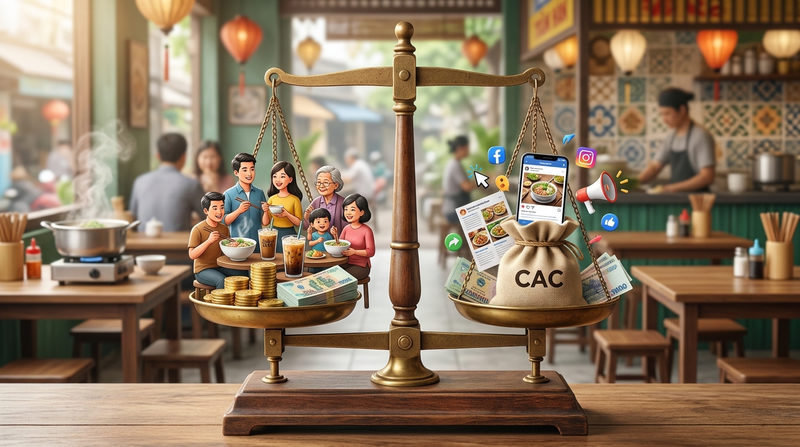 Mối quan hệ tỷ lệ vàng giữa chỉ số CAC và CLV