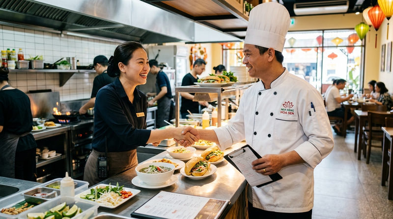 Nghệ thuật giải quyết mâu thuẫn giữa bộ phận Bếp và Front-of-house