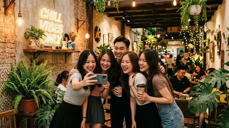 Thiết kế không gian và trải nghiệm: Bí quyết thu hút giới trẻ check-in