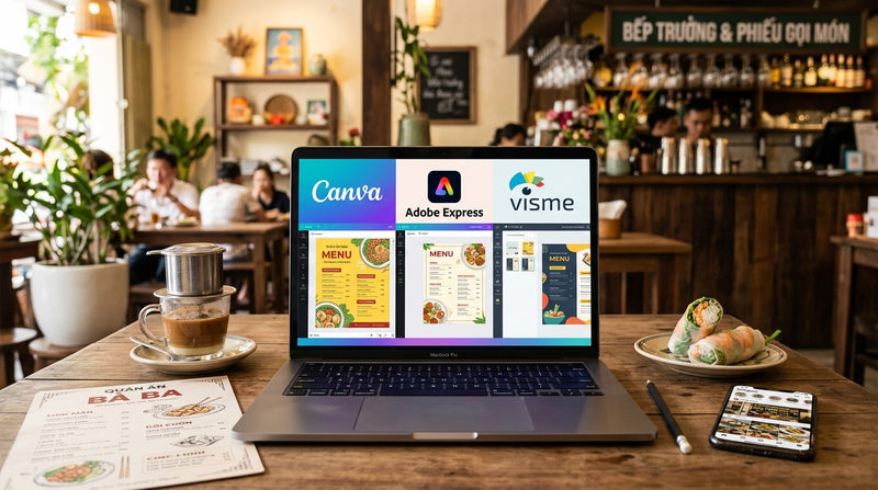 Top 7 app thiết kế menu miễn phí tốt nhất 2026