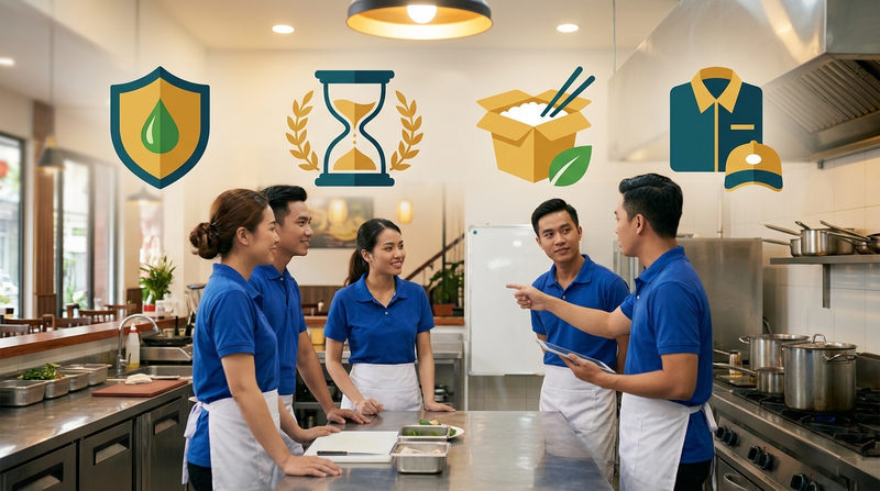 Các chế độ phụ cấp đi kèm hệ số lương của nhân viên phục vụ