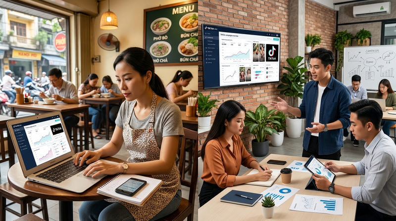 Chi phí chạy TikTok Ads F&B: Nên tự chạy hay thuê Agency?