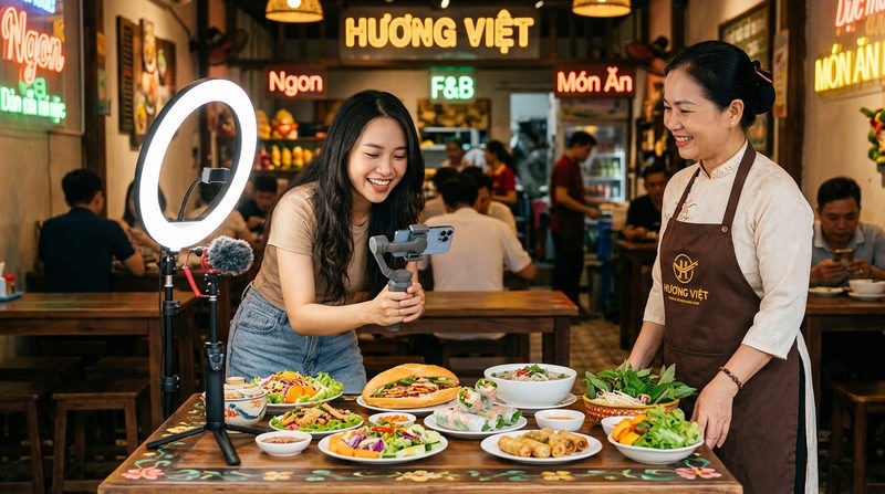 Chi tiết quy trình hợp tác KOC Food Blogger hiệu quả từ A-Z