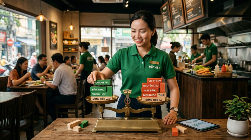 Chiến lược quản lý dòng tiền F&B duy trì trạng thái 'dương'