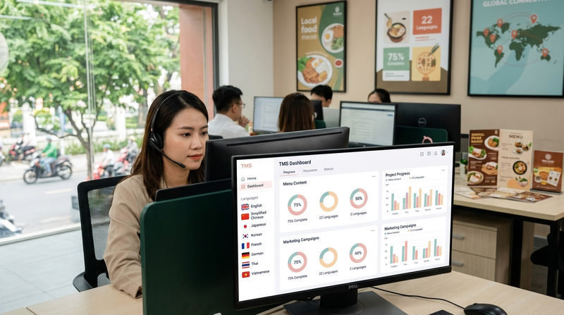 Công cụ và công nghệ hỗ trợ dịch vụ bản địa hóa