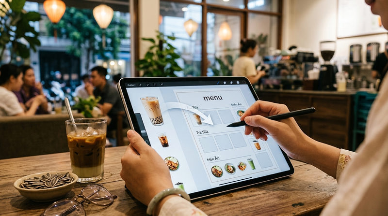 Hướng dẫn cách thiết kế thực đơn miễn phí từng bước