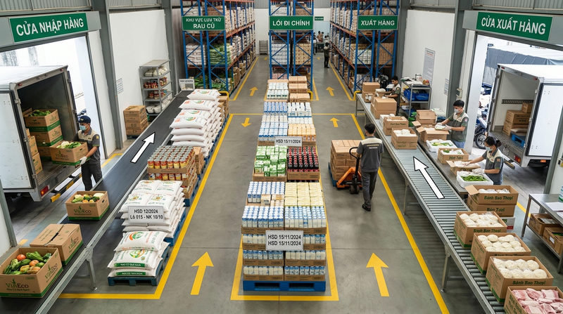 Hướng dẫn thiết lập mức tồn kho tối thiểu FIFO chi tiết