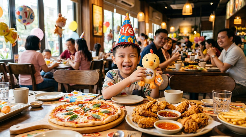 Khuyến mãi nhà hàng 1/6: Ăn ngon, nhận quà xịn cho bé