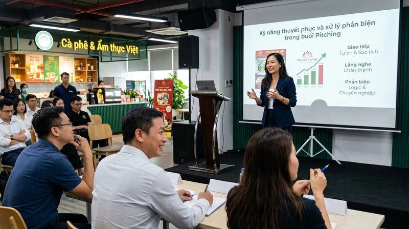 Kỹ năng thuyết phục và xử lý phản biện trong buổi Pitching