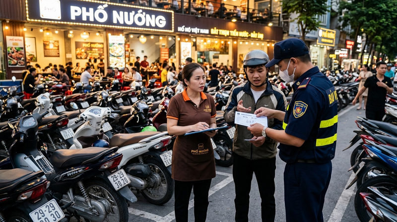 Quán thuê công ty bảo vệ ngoài: Ai là người trực tiếp bồi thường?