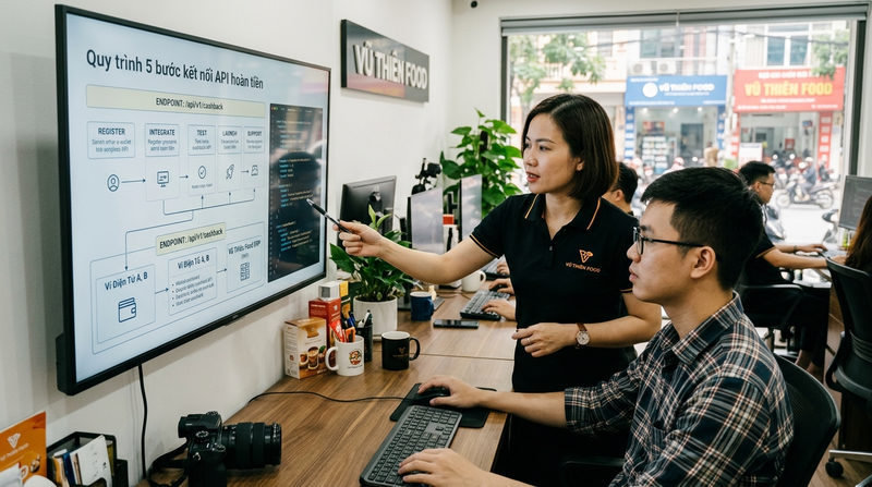 Quy trình 5 bước kết nối API hoàn tiền với ví điện tử
