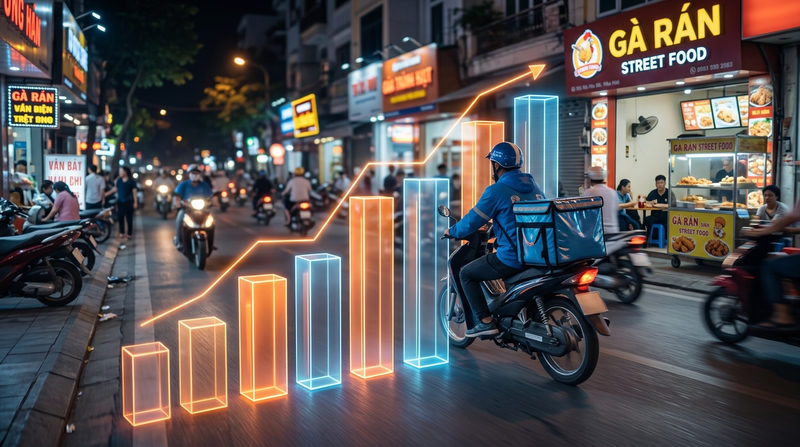 Bức tranh toàn cảnh và tương lai ngành F&B Delivery Việt Nam 5 năm tới