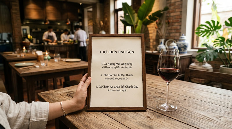 Khái niệm và xu hướng: Menu tinh gọn là gì?