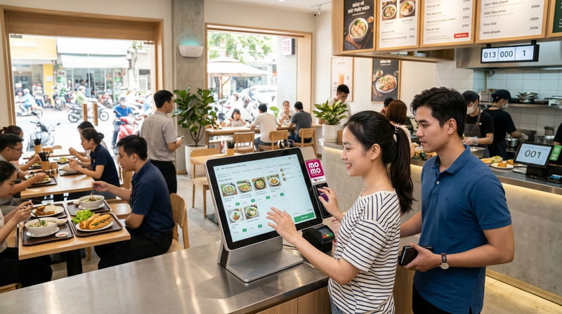 Mô hình quán ăn tự phục vụ (self-service) là gì? Xu hướng F&B 2026