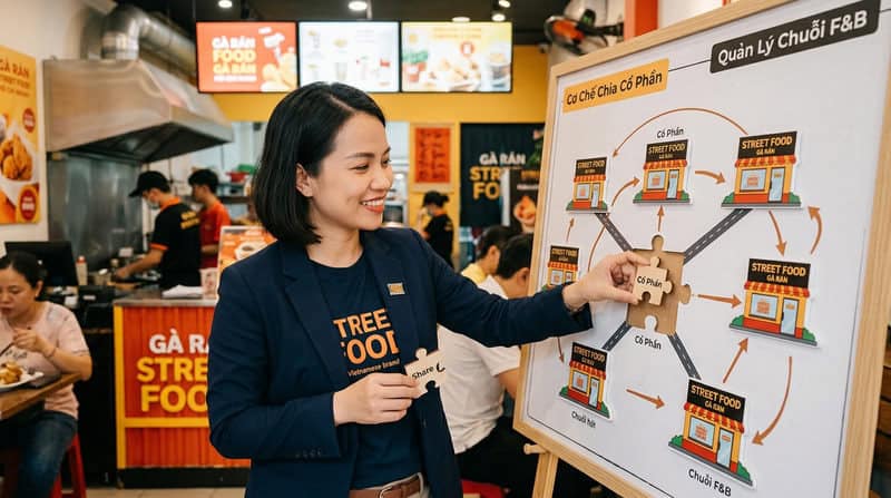 Tại sao cơ chế chia cổ phần thu hút quản lý chuỗi lại quan trọng?