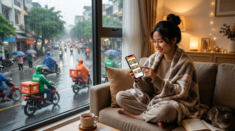 Tâm lý khách hàng và cơ hội đẩy mạnh doanh số online ngày thời tiết xấu