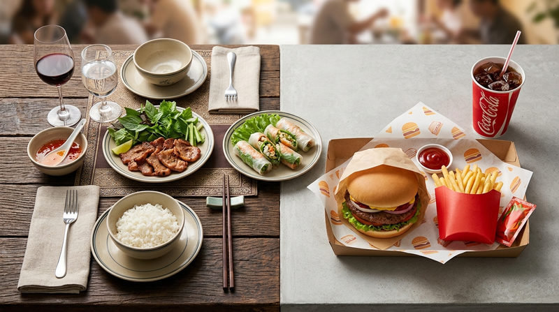 Tổng quan về nhà hàng truyền thống và nhà hàng fast food (QSR)