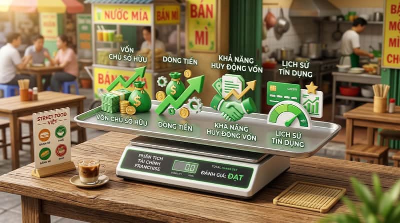4 tiêu chí cốt lõi khi đánh giá năng lực tài chính franchise