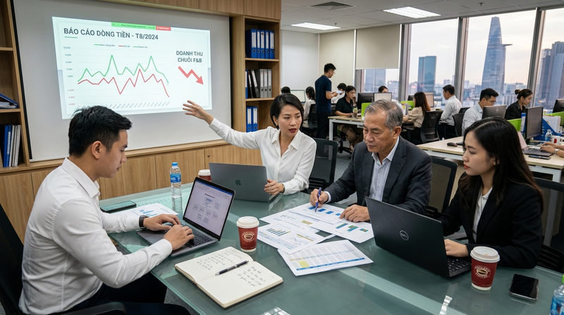 Các bước xử lý khủng hoảng sụt giảm doanh thu chuỗi khẩn cấp