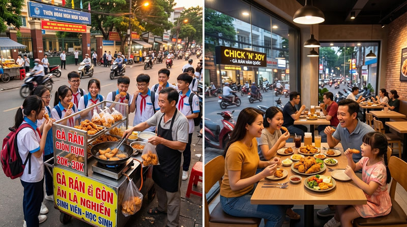 Các mô hình kinh doanh gà rán phù hợp với từng tệp khách hàng