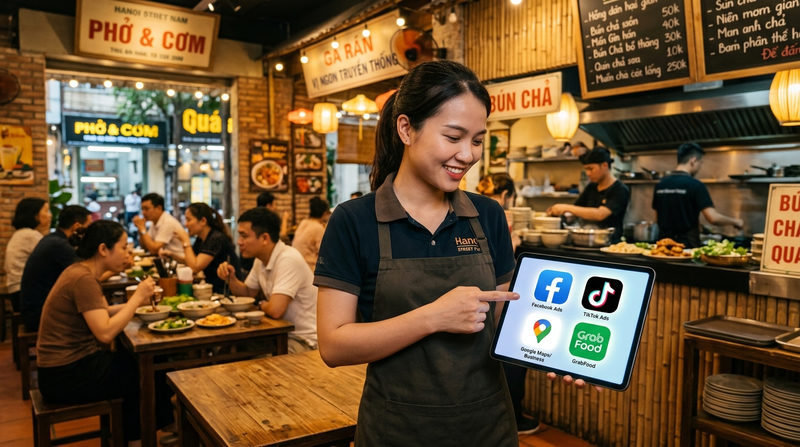 Giải đáp chi tiết: Quán ăn nên chạy ads gì để bùng nổ doanh số?