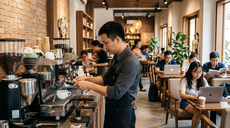 Quán Cafe là gì? Đặc trưng của mô hình kinh doanh quán cafe