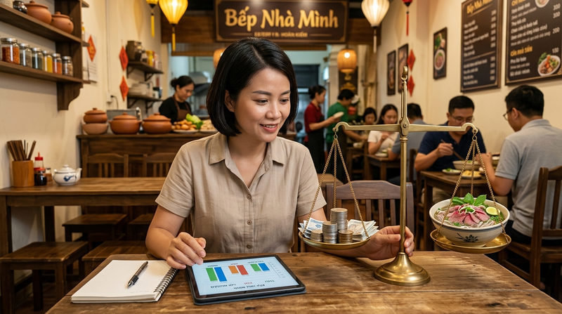Quản trị tài chính: Tối ưu chi phí quán ăn mà không giảm chất lượng