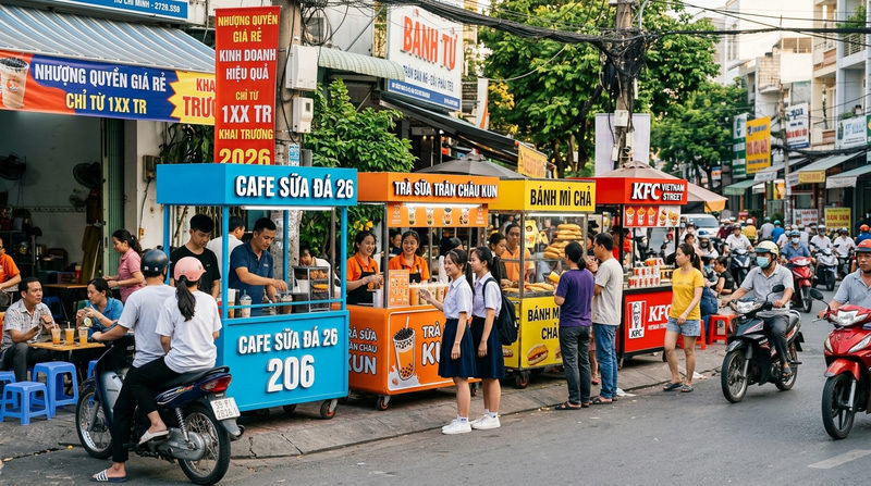 Top các thương hiệu nhượng quyền dưới 200 triệu uy tín nhất 2026