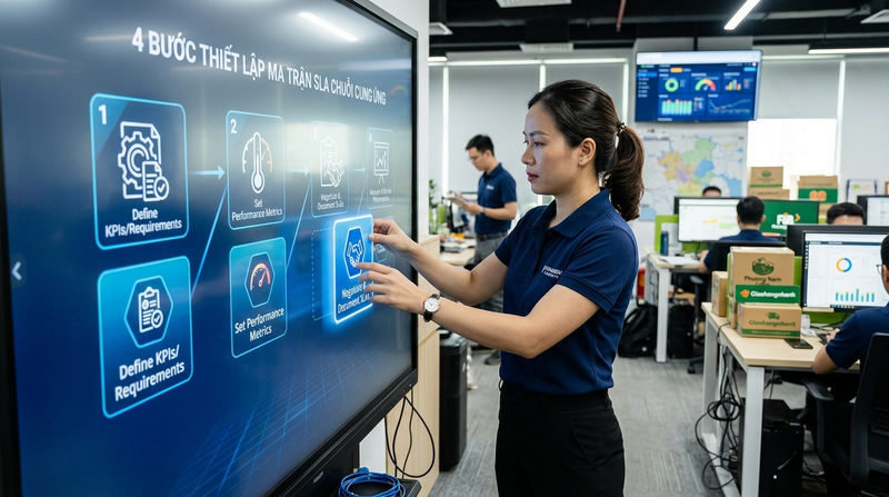 4 bước thiết lập ma trận SLA chuỗi cung ứng chuẩn xác nhất