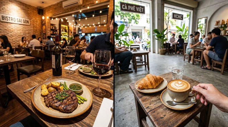 Đánh giá chi tiết: Mô hình bistro và cafe khác nhau thế nào?