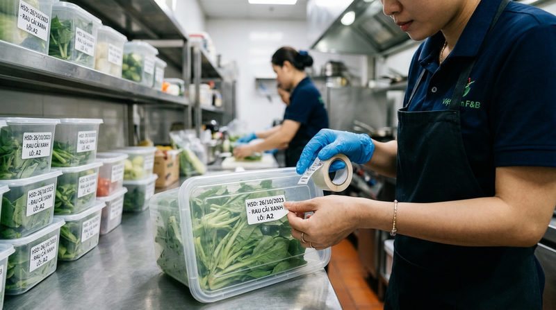 Quy trình 4 bước xuất nhập kho nhà hàng chuẩn FIFO