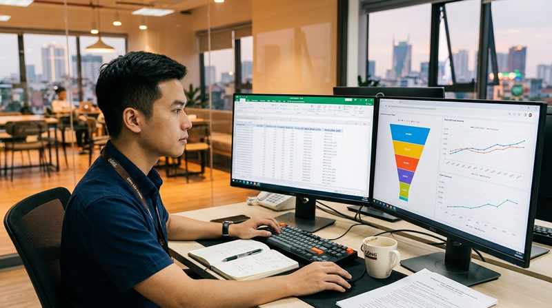 Quy trình 5 bước thực hiện phân tích dữ liệu biên lợi nhuận