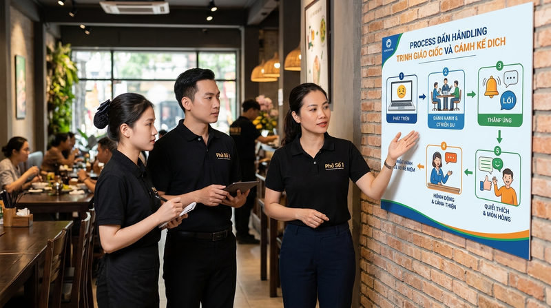 Quy trình xử lý khủng hoảng truyền thông và phản hồi đánh giá tiêu cực
