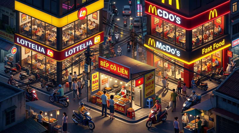 Rủi ro cạnh tranh khốc liệt trong ngành F&B