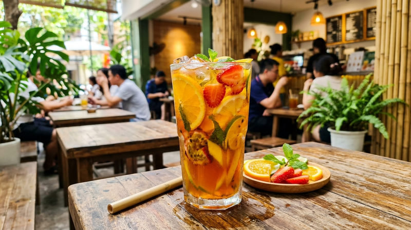 Trà hoa quả nhiệt đới - Nhóm đồ uống giải nhiệt có biên độ lợi nhuận cao