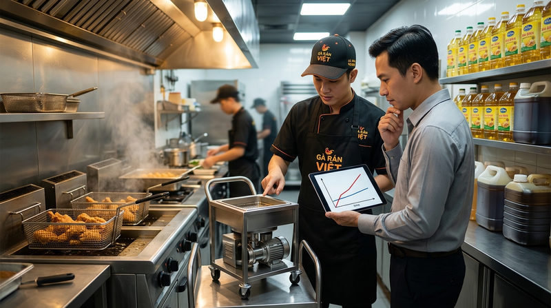 Bài toán thu hồi vốn: Đầu tư máy lọc dầu hay thay dầu mới liên tục?