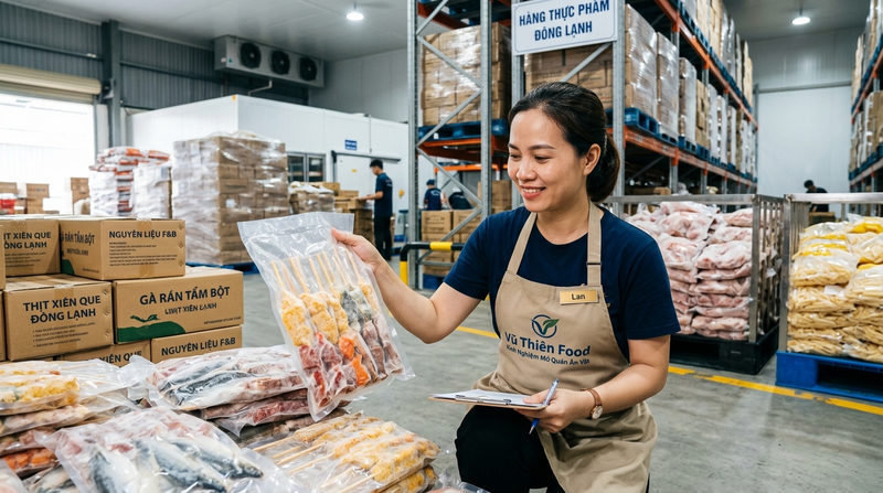 Bí quyết tìm nguồn sỉ xiên que và nguyên liệu làm gà rán uy tín