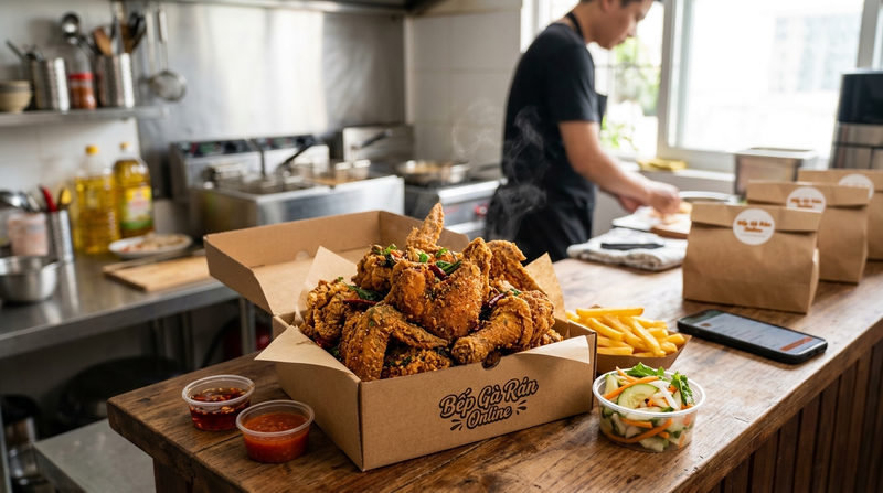 Cách bán gà rán trên ShopeeFood, GrabFood và BeFood