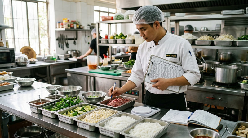 Cách định lượng nguyên vật liệu để kiểm soát giá vốn chính xác