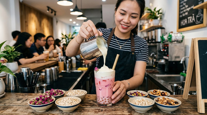 Cập nhật xu hướng đồ uống và topping quán trà sữa hot nhất năm 2026