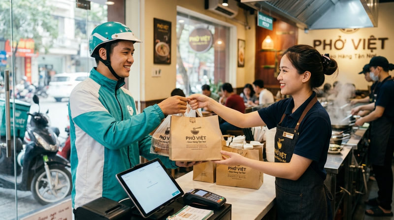 Đa dạng hóa kênh bán: Tối ưu doanh thu qua ứng dụng giao đồ ăn