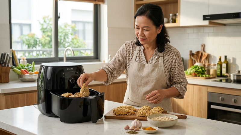 Hướng dẫn cách làm gà rán an toàn cho người tiểu đường